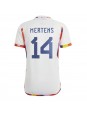 Moški Nogometna dresi replika Belgija Dries Mertens #14 Gostujoči SP 2022 Kratek rokav